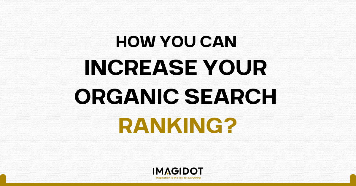 How You Can Increase Your Organic Search Ranking?